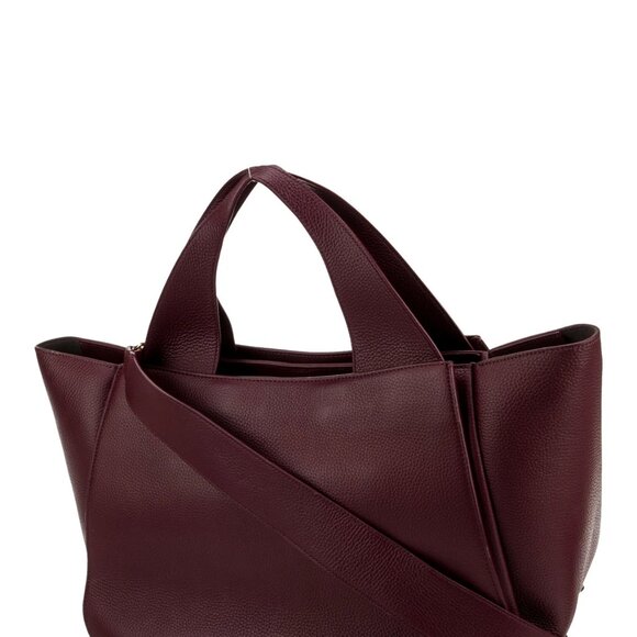 Cuyana Mila Satchel in Cherry Red - Picture 6 of 12